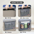 HAKACC Bedside Storage Organizer,Remote Control Holder Armchair Couch Caddy Sofa Armrest Bag for tablet Magazine Phone, Gray...