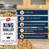 PS Seasoning King Shallot- Black Garlic Seasoning, All-Purpose Garlic Seasoning Blend, Seasoning Shaker with Butter, Garlic and Shallots...