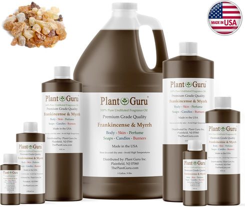 Frankincense and Myrrh Fragrance Oil, 8 fl. oz. - Scented Oil for DIY Soap Making, Candles, Bath Bombs, Aromatherapy, Diffusers...