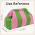 Summer Clutch Purses for Women Casual Crochet Dumpling Bag Colorblock Striped Cloud Clutch Handbags...