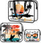 3 Pcs Beach Clear Makeup Bag, Beach Cosmetic Bags Seaside Clear Toiletry Bag Transparent PVC Waterproof Zipper Pouch Travel Organizer Storage Bag ...