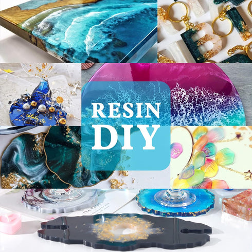 Epoxy Resin Pigment - 16 Colors Translucent Resin Colorant, Highly Concentrated Resin Dye for DIY Jewelry Making, AB Resin Coloring - 10ml...