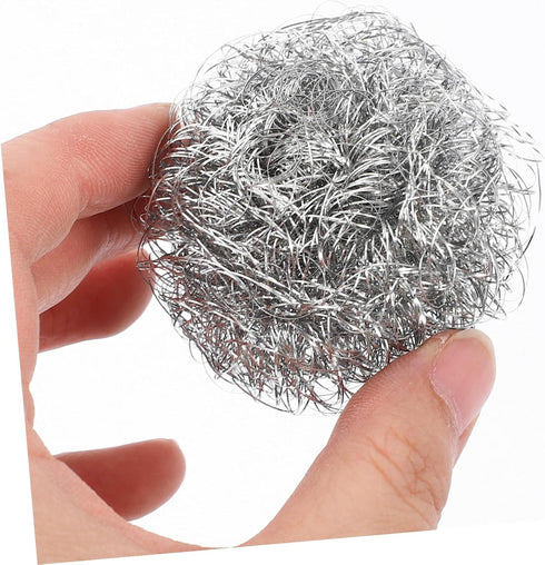 4pcs Kitchen Cleaning Ball Kitchen Spiral Scrubbers Stainless Steel Wool Scouring Pad Dish Brush Brillo Pad Metal Dish Scrubber Cleaning Scrubber ...