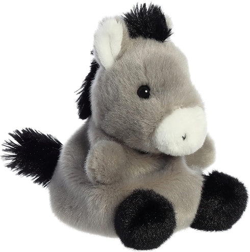 Aurora® Adorable Palm Pals™ Eli Donkey™ Stuffed Animal - Pocket-Sized Play - Collectable Fun - Gray 5 Inches...