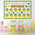 Jungle Theme Monkey Birthday Bulletin Board Set Classroom Happy Birthday Chart Cutouts Safari Decorations for Calendars Bulletin Boards Wall Presc...