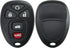KeylessOption Keyless Entry Remote Key Fob Shell Case Button Pad Cover for Chevy Impala Monte Carlo Buick Lucerne Cadillac DTS OUC60270, OUC60221...