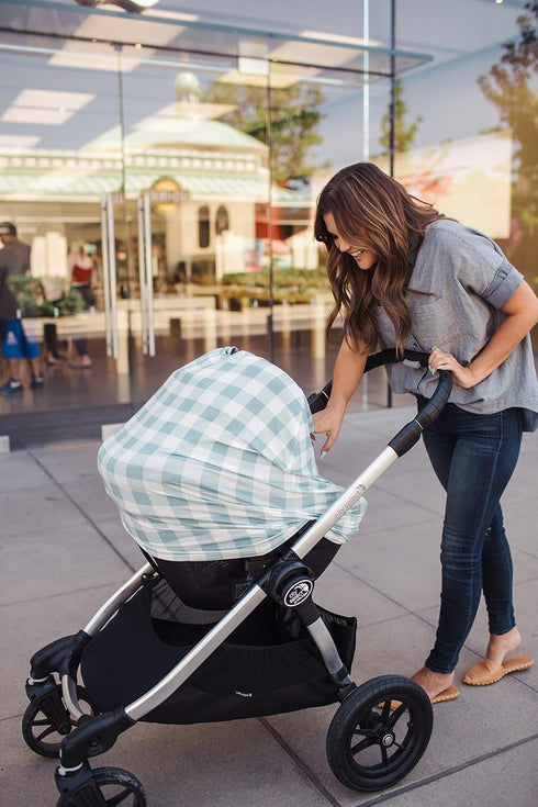 Lincoln Multi-Use Cover: Car Seat, Nursing & Stroller Cover - Stretchy Fabric, All-Season Use, Stylish Designs, Easy Access for Moms...