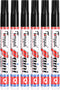 6 Count Black Paint Pens,Permanent Paint Pens,Never Fade Medium Tip Oil Based Paint Markers Pens,Waterproof And Quick Dry Markers for Metal,Stone,...