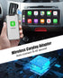 BAKEN CarPlay Wireless Adapter for Factory Wired CarPlay 2024 Upgrade Plug & Play Dongle Converts Wired to Wireless Fast and Easy Use Fit Compatib...