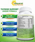 aSquared Nutrition Premium Thyroid Support Supplement with Iodine (180 Capsules) - Best Herbal & Vitamin Complex Pills w/ B12, Ashwagandha, Bladde...