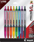 PILOT Precise V5 RT Extra-Fine Premium Retractable Rolling Ball Pens, 0.5mm, Assorted Colors, 8 Count (11890)...