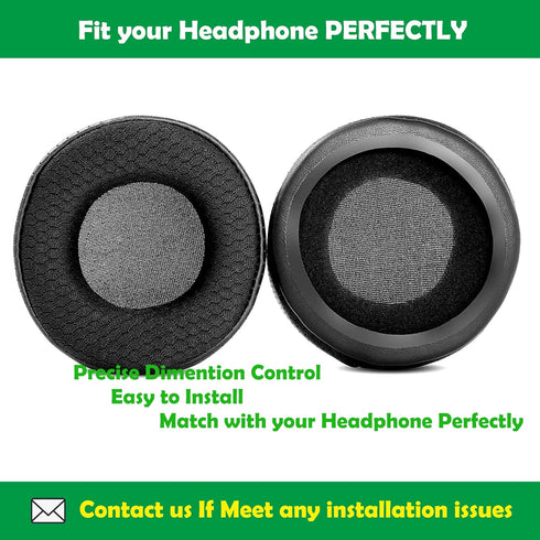 Breathable Replacement Earpads Cushions Compatible with Superlux HD 681EVO 668B HD681 681B 662 Headphones Ear Pads with Durable Fabric/Breathable ...