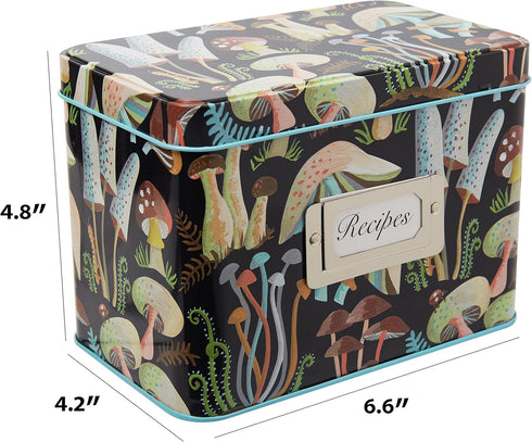 C.R. Gibson Forage 4x6 Recipe Card and Box Set, 6.6" x 4.1" x 4.8"...