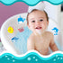 Hebayy 30 Adorable Non-Slip Sea Animal Bathtub Shower Deco Water-Resistance Stickers in 30 Designs...
