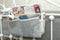 Home, dormitory bed hanging storage bag/storage bag, Dark gray, Length 31 cm, width 11 cm, height 16 cm...