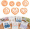 Puocaon Scallop Polymer Clay Cutters - 7 Pcs Clay Cutters for Polymer Clay Jewelry, Seashell Circle Polymer Clay Earring Cutters, Heart Clay Cutte...
