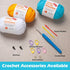Easy Peasy Crochet Yarn for Beginners, Beginner Yarn for Crocheting, 3 Pack×1.8oz Amigurumi Crochet Yarn with Easy-to-See Stitches and No Split, T...