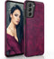 LOHASIC Galaxy S21 5G Case for Women, Slim Leather Elegant Luxury PU Flexible Bumper Rugged Non-Slip Grip Shockproof Full Body Protective Cover Ph...