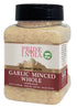 Pride Of India- Garlic Minced Whole- 7oz (200gm)- Made from whole, fresh garlic cloves to give finely grated uniform strips - GMO Free, Vegan, Glu...
