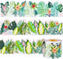 Bulletin Board Border Green Plant Tropical Die-Cut Rolled Two-Sided Printed Palm Tree Leaves Back to School Border Trim Boho Paper for Classroom D...