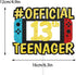 13th Official Teenager Cake Topper Decorations - Birthday Theme Picks Cheers to 13 Years Old game Party Decoration- Handmade black gold red blue G...