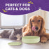 Hertzko Silicone Slow Feeder Dog Bowl Set - Bowl, Lick Mat, Spatula - Silicone Slow Feeder Dog Bowls - Dog Slow Feeder - Slow Feeder Cat Bowl - Ca...
