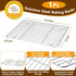 P&P CHEF 12.5 Inch Baking Sheet Pan with Rack Set, Stainless Steel Cookie Sheet Pan Tray with Cooling Rack for Oven Use, Cooking Roasting, Non Tox...