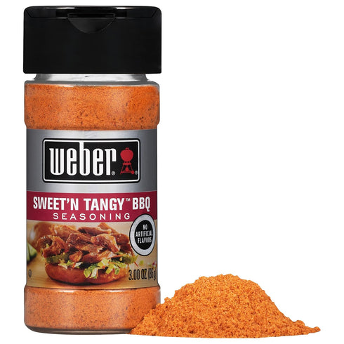 Weber Sweet'n Tangy BBQ Seasoning, 3 Ounce Shaker...