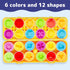 PREXTEX My First Find & Match Easter Matching Eggs w/Yellow Eggs Holder - STEM Toys Educational Toy for Kids & Toddlers to Learn about Shapes & Co...