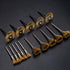 15 Pieces Copper Wire Brushes, Wire Brush Wheel, Copper Wire Polishing Wheel Kits for Dremel Rotary Tools (1/8 Inch Mandrel)...
