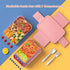 Bento Box Lunch Containers for Kids, Adult - Stackable Lunch Box with Utensil Set & 7 Compartments, 50oz/1500ml, 100% Leak-proof, BPA-free, Microw...