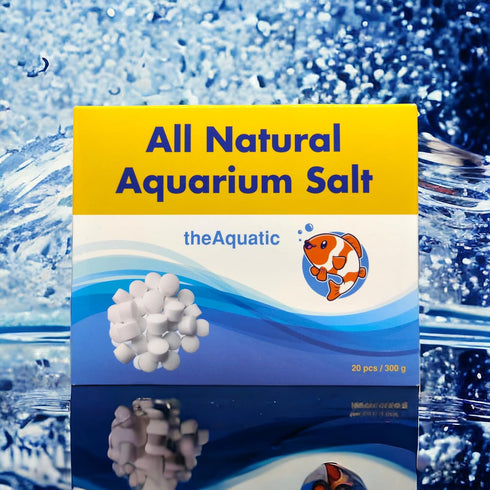 Premium Aquarium Salt, Aquarium Salt Freshwater Tablets for Aquarium Water Treatments Essential Supplies (20 Tablets)...