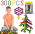STEM Building Toys - 300 PCS Building Blocks, STEM Toys Educational Discs Sets Interlocking, 3+ Educational Toys, Toddler Building Toys, Kindergar...
