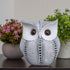 Ornativity White Owl Statue Figurine - Animal Sculpture Home Decoration Figure for Bedroom Living Room Kitchen Office Bathroom House Decor Figurin...