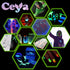 Ceya Fluorescent Blue Glow Powder, 5.3oz/150g Glow in The Dark Pigment Powder, Luminous Powder Resin Color Pigment, Fluorescent Pigment Dye for Ep...