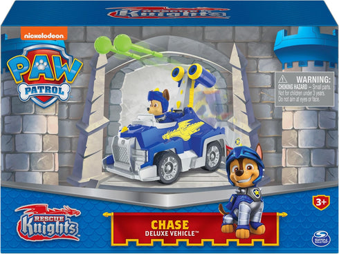 Paw Patrol, Rescue Knights Chase Transforming Toy Car with Collectible Action Figure, Kids Toys for Ages 3 and up...