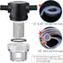 1/2 Inches Water Pump Strainer, Compatible with 3/8 Inches Hose Barb in-Line Strainer Twist-On Pipe Sprayer Filter for Water Pump 12V Direct Curre...