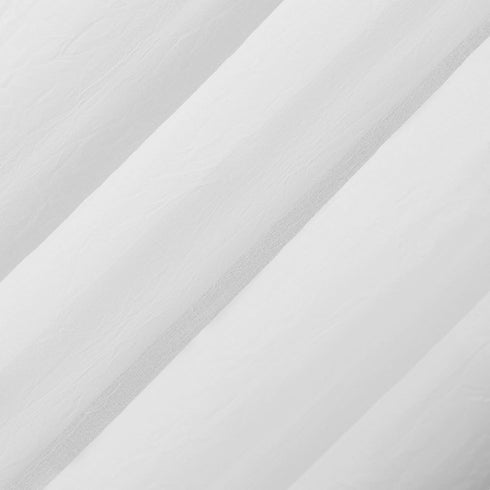 No. 918 Genevieve 2-pack 2-pack Linen Weave Sheer Semi-Sheer Grommet Curtain Panel Pair, 50" x 84", White...