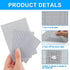 24 Pcs Window Screen Repair Kit, 5 x 7 Inch Screen Repair Tape, Self Adhesive Screen Repair Patch Fiberglass Replacement Screens for Window Screen...