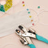 We R Memory Keepers- Crop-A-Dile Eyelet Setter, Blue Comfort Handle, for 1/8 or 3/16 Inch Holes, Grommet and Embelishment Crafting Puncher for Pap...