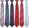 Janmercy 6 Pcs Clip on Tie for Men Clip on Easy Necktie Striped Solid Plaid Dots Mixed Lot Tie for Office School, 20 Inch (Assorted Style)...