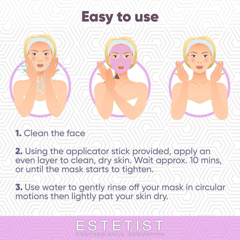 Purifying Pink Face Mask With Australian Pink Clay Blackhead Remover Quality Pore Cleanser Evens Skin Tone Acne Spot Treatment Natural Pore-Reduci...