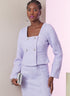 Vogue Misses' Close Lined Jacket, Pencil Skirt and Semi-Fitted High-Rise Pants Sewing Pattern Packet, Design Code V2017, Sizes 8-10-12-14-16, Mult...