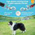 NTR Dog Leash Long, Pet Leash with Upgrade Swivel Lockable Hook & Ergonomic Padded Handle, Reflective Bungee Red Nylon Dog Leash for Walking, Hunt...
