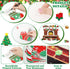 70 Pieces Christmas Bulletin Board Decorations Warm Holiday Wishes Fireplace Cutouts Xmas Hearth Classroom Decor for Office School Wall Bulletin B...