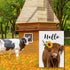 2 Pack Highland Cow Garden Flag, Spring Summer Welcome Sunflower Cow Garden Flag, 12 x 18 Inch Double Sided Vertical Burlap Floral Cow Farmhouse F...