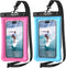 NEPHI IP68 Waterproof Phone Pouch 2 Pack-Up to 7.0"?Adjustable Neck Lanyard Floating Waterproof Phone Case for iPhone,Phone Dry Bags for Vacation ...