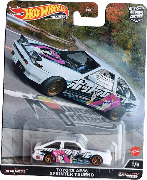 Hot Wheels Toyota AE86 Sprinter Trueno, Mountain Drifters 1/5...