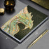 Elegent Hardcover Journal, 5"x7" Lined Notebook, Gilded Mosaic Dragon Art, 256 Deco Pages, Fantasy Journal Gift suitable as Personal Diary, Readin...