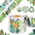 Bulletin Board Border Green Plant Tropical Die-Cut Rolled Two-Sided Printed Palm Tree Leaves Back to School Border Trim Boho Paper for Classroom D...